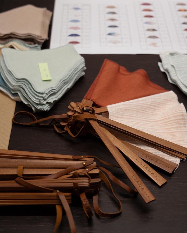 Processo di produzione artigianale dei ventagli